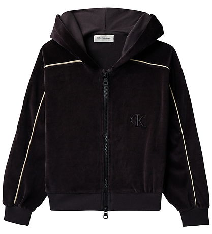 Calvin Klein Cardigan - Velour - Sort