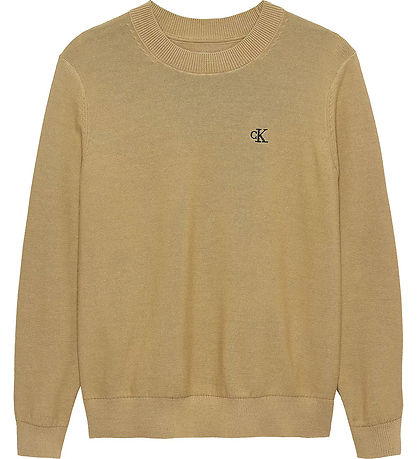 Calvin Klein Bluse - Strik - Sandy Beige