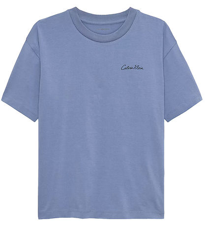 Calvin Klein T-shirt - Polaroid - Satin Blue
