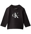 Calvin Klein Bluse - Monogram - Black Calvin Klein Bluse - Monogram - Black