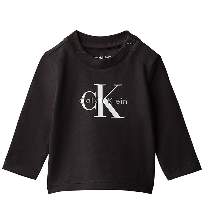 Calvin Klein Monogram Bluse - CK Black