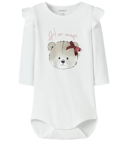 Name It Body l/æ - NbfRindy - Bright White Name It Body l/æ - NbfRindy - Bright White