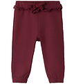 Name It Sweatpants - NbfRowane - Burgundy