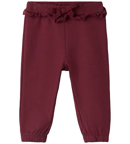Name It Sweatpants - NbfRowane - Burgundy Name It Sweatpants - NbfRowane - Burgundy
