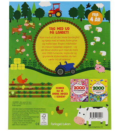 Livre Forlaget Tukan - Amusez-vous avec 2000 Autocollants - À la