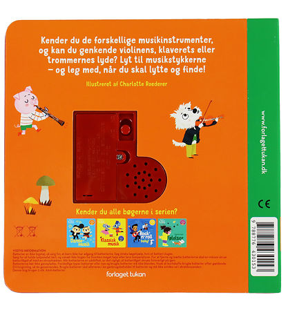 Livre Forlaget Tukan - Mon Petit Livre de musique - Instruments 