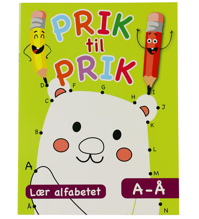 Forlaget Tukan Aktivitetsbog - Prik Til Prik - A-Å - DA