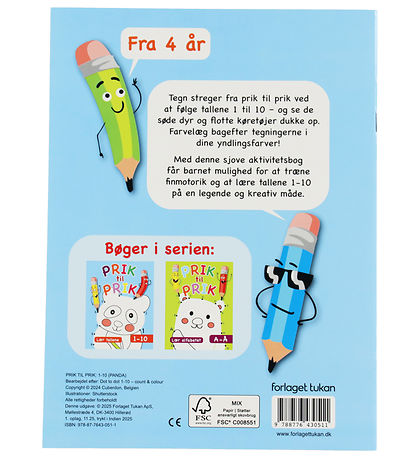 Forlaget Tukan Boek - Punt tot punt - 1-10