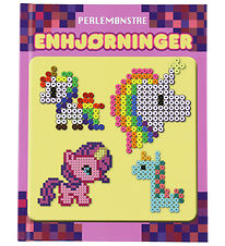 Livre Forlaget Tukan - Modèles de perles - Licornes Livre Forlaget Tukan - Modèles de perles - Licornes