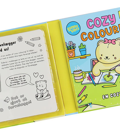 Livre Forlaget Tukan - Sunny Vibes - Cozy Coloriage boîte