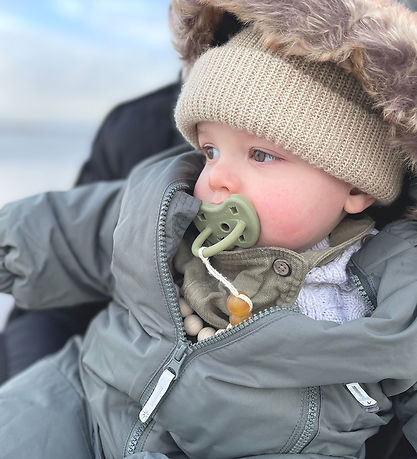 Hevea Sutter - 3-36 mdr - 2-pak - Soft pebble & Moss Green Hevea Sutter - 3-36 mdr - 2-pak - Soft pebble & Moss Green