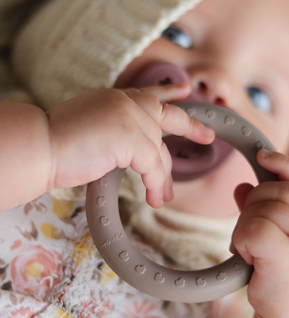 Hevea Bidering - 2-pak - Sand & Tan Beige Hevea Bidering - 2-pak - Sand & Tan Beige