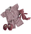 Smallstuff Doll Clothes - Pajama Set w. Pacifiers and Soft Toy - Smallstuff Doll Clothes - Pajama Set w. Pacifiers and Soft Toy -