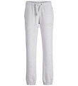 Jack & Jones Sweatpants - JpstKane - Bright White/Melange