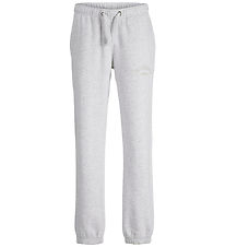 Jack & Jones Sweatpants - JpstKane - Bright White/Melange