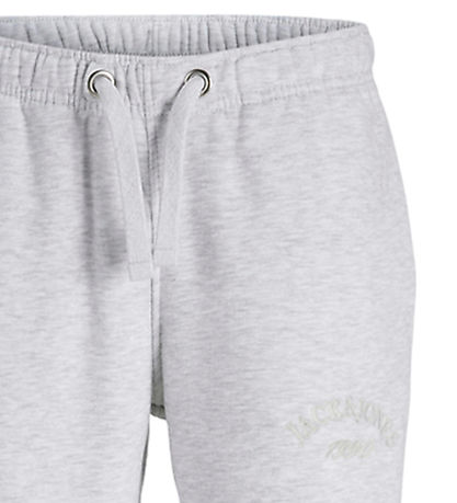 Jack & Jones Sweatpants - JpstKane - Bright White/Melange Jack & Jones Sweatpants - JpstKane - Bright White/Melange