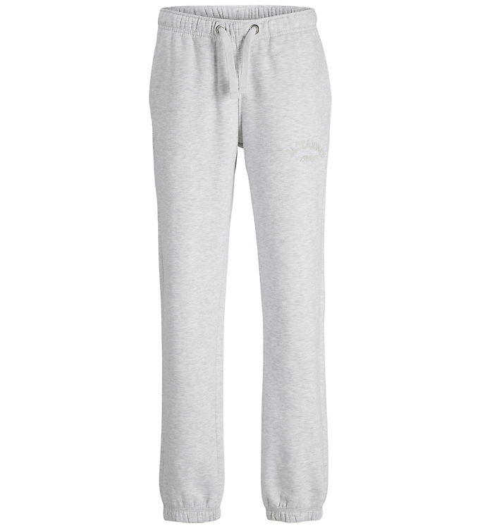 Jack & Jones Sweatpants - JpstKane - Bright White/Melange