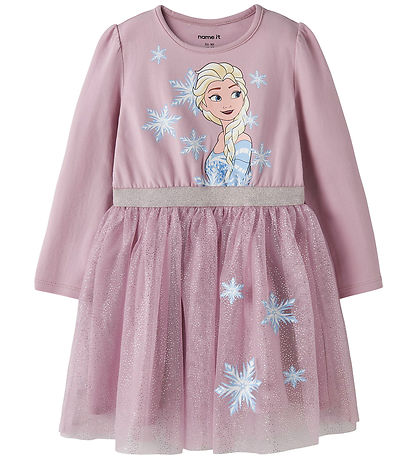 Name It Kjole - NmfOsimi - Frozen - Keepsake Lilac Name It Kjole - NmfOsimi - Frozen - Keepsake Lilac