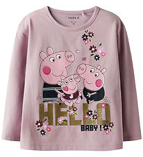 Name It Bluse - NmfOra - Peppa - Keepsake Lilac Name It Bluse - NmfOra - Peppa - Keepsake Lilac