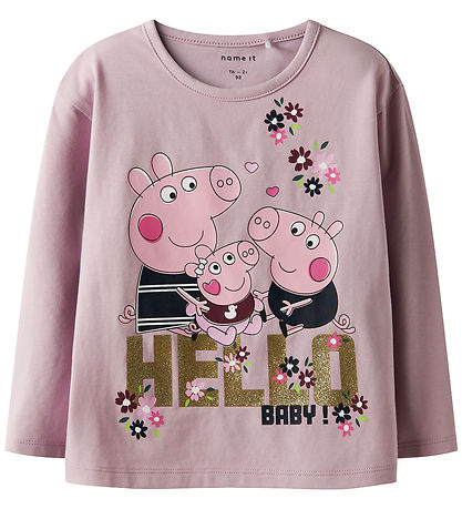 Name It Bluse - NmfOra - Peppa - Keepsake Lilac Name It Bluse - NmfOra - Peppa - Keepsake Lilac