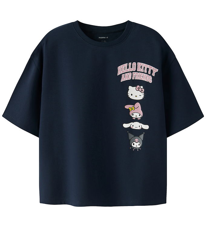 Name It T-shirt - NkfOda - Hello Kitty - Navy Blazer