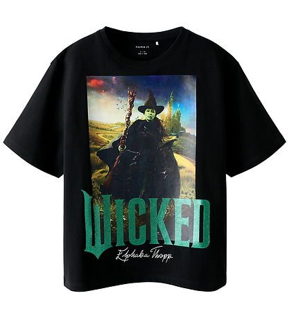 Name It T-shirt - NkfNira - Wicked - Black Name It T-shirt - NkfNira - Wicked - Black