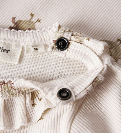 Lil' Atelier Body L/Æ - Rib - NbfLavo - Almost Mauve/Goose