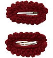 Lil Atelier Hårspænder - 2-pak - NmfFacc - Red Dahlia