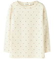 Lil Atelier Bluse - NmfFlalo - Turtledove/Heart