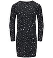 Kids Only Kjole - KogMelia - Black/Dots Cloud Dancer