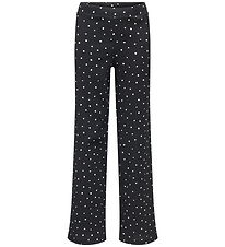 Kids Only Bukser - KogMelia - Black/Dots Cloud Dancer Kids Only Bukser - KogMelia - Black/Dots Cloud Dancer