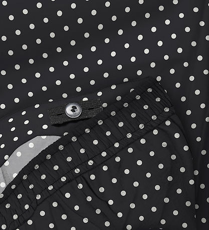 Kids Only Bukser - KogMelia - Black/Dots Cloud Dancer
