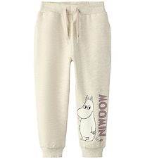 Name It Sweatpants - NmnSloli - Moomin - Peyote Melange Name It Sweatpants - NmnSloli - Moomin - Peyote Melange