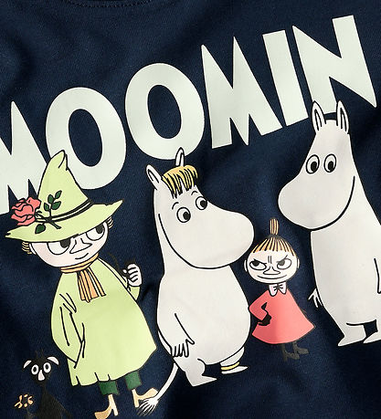 Name It Bluse - NmnSlov - Moomin - Navy Blazer