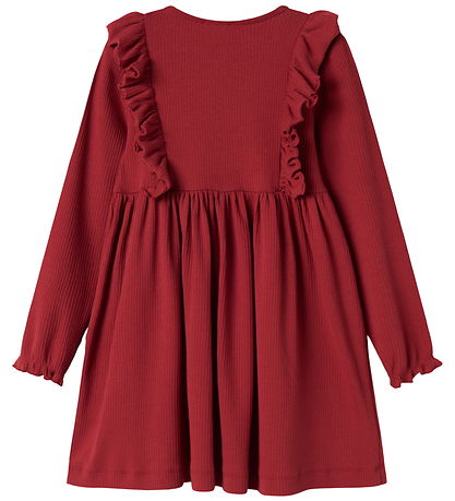 MarMar Kjole - Modal/Rib - Dikte - Hisbiscus Red MarMar Kjole - Modal/Rib - Dikte - Hisbiscus Red