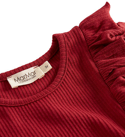 MarMar Kjole - Modal/Rib - Dikte - Hisbiscus Red