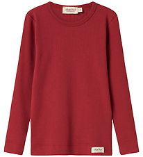 MarMar Bluse - Rib/Modal - Hibiscus Red