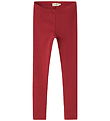 MarMar Leggings - Rib/Modal - Hibiscus Red
