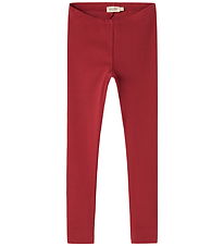 MarMar Leggings - Rib/Modal - Hibiscus Red MarMar Leggings - Rib/Modal - Hibiscus Red