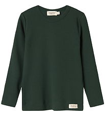 MarMar Bluse - Rib/Modal - Dark Leaf