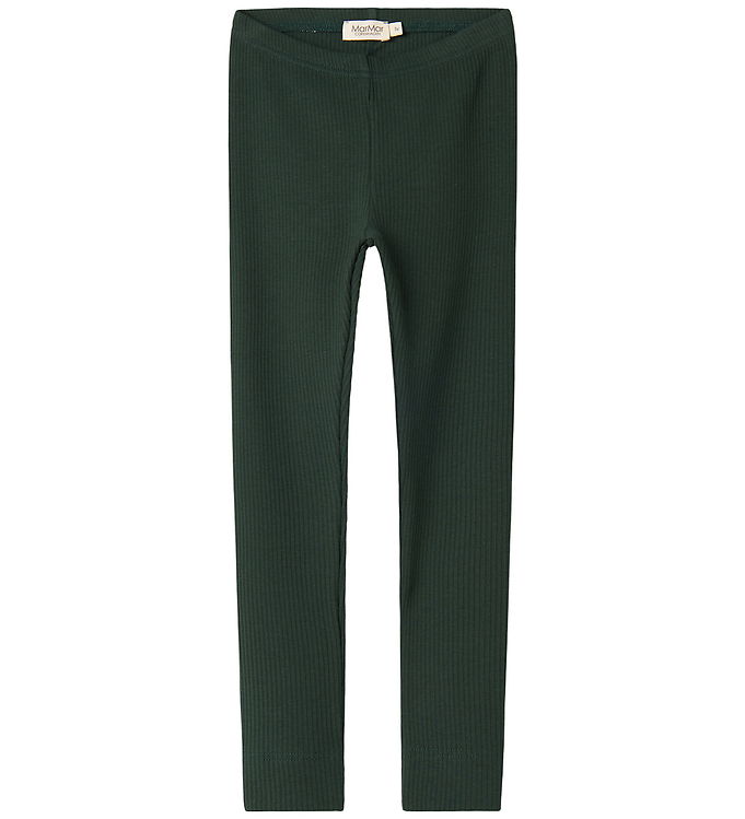 MarMar Leggings - Rib/Modal - Dark Leaf