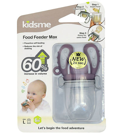 KidsMe Food Feeder - Large - Plum