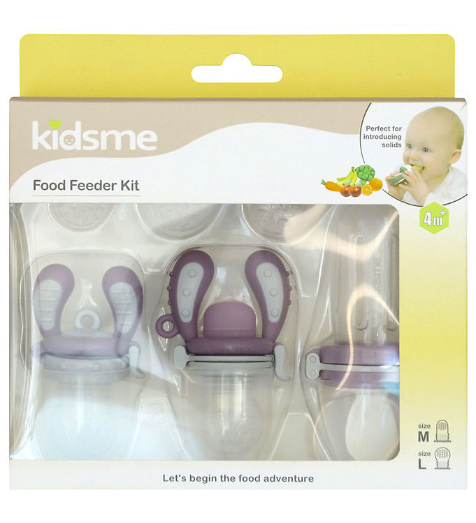 KidsMe Food Feeder Kit - Plum