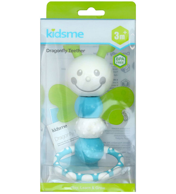 KidsMe Bidelegetøj m. Rangle - Dragonfly