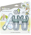 KidsMe Food Feeder - 2-pak - Starter Pack - Medium - Gray