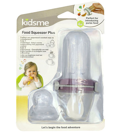 KidsMe Food Squeezer - Plum