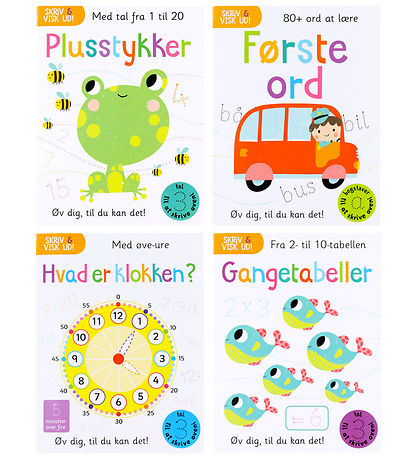 Alvilda Opgave Bog - Skriv Og Visk Ud - Skolestart