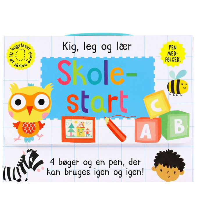 Alvilda Opgavebøger - Skriv Og Visk Ud - Skolestart - 4 stk. - D