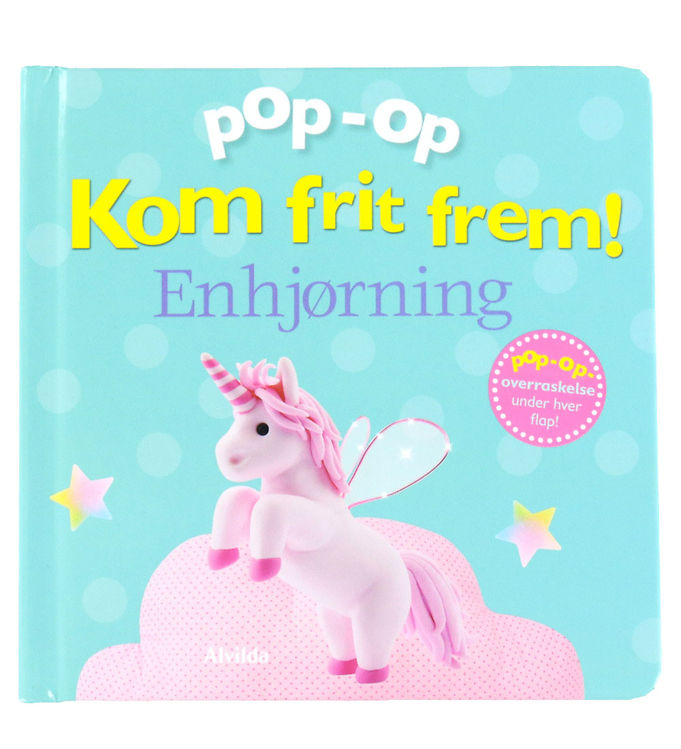 Alvilda Bog - Pop-op - Kom Frit Frem - Enhjørning - DA