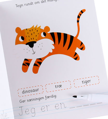 Alvilda Bog - Skriv og Visk Ud - De Første Ord Alvilda Bog - Skriv og Visk Ud - De Første Ord